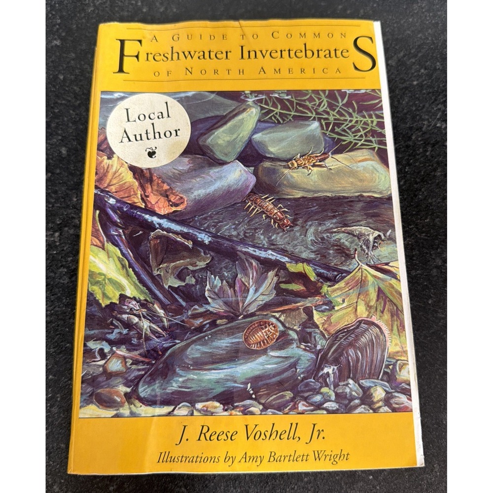 J Reese Voshell Signed Freshwater Invertebrates of North America Paperback‎